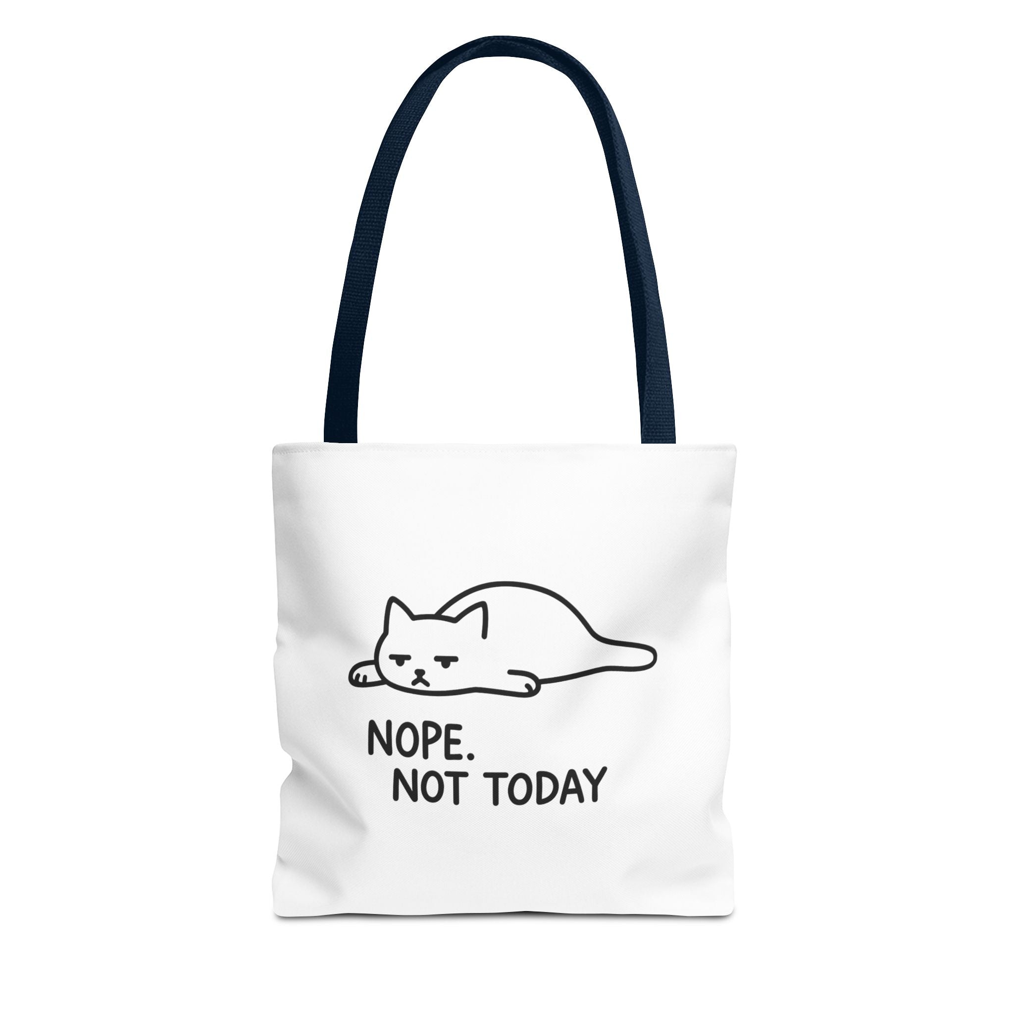 Nope, Not Today Cat Tote Bag