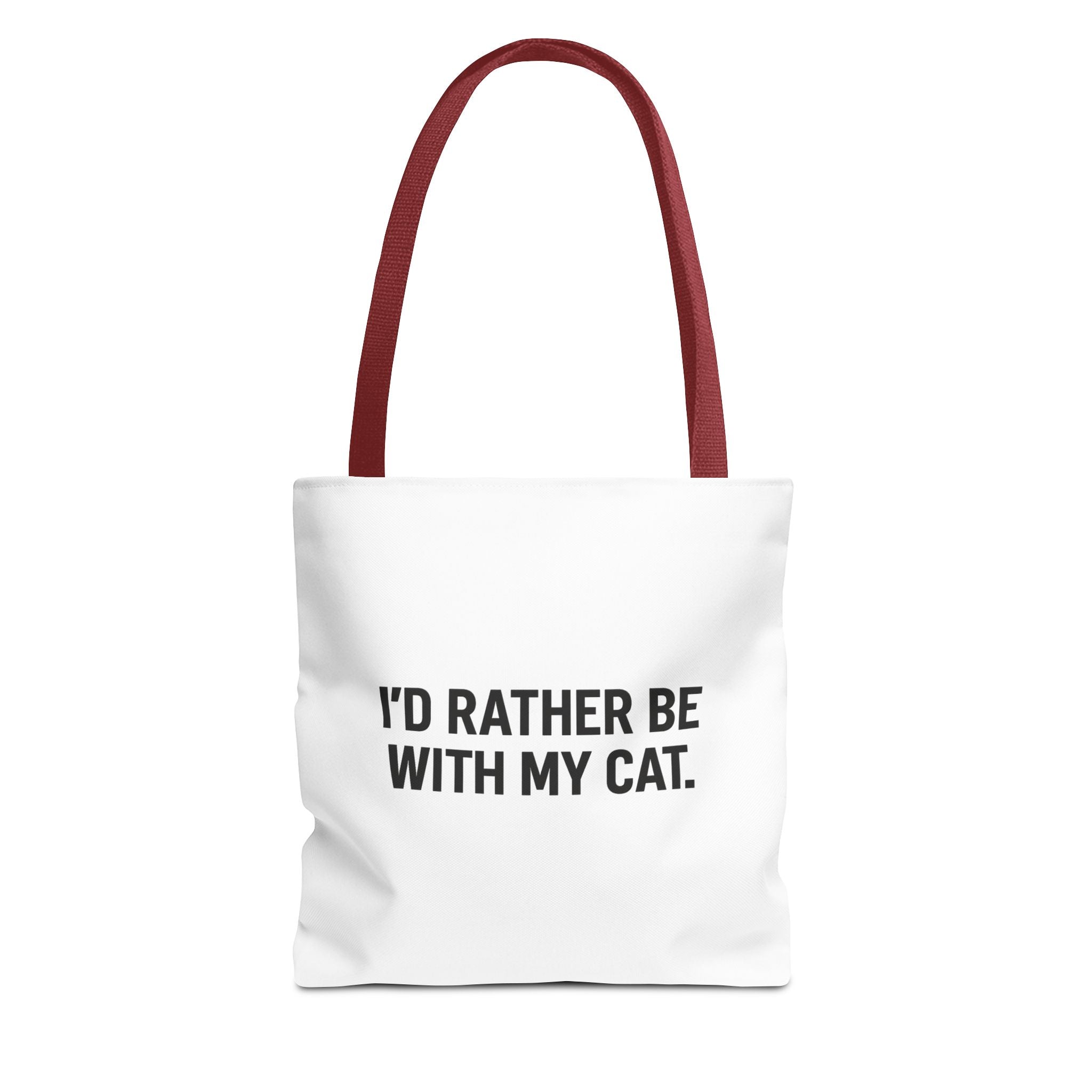 I'd Rather Be With My Cat Tote Bag