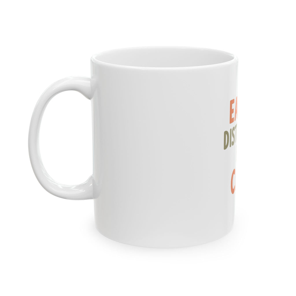 Easily Distracted by Cats Ceramic Mug