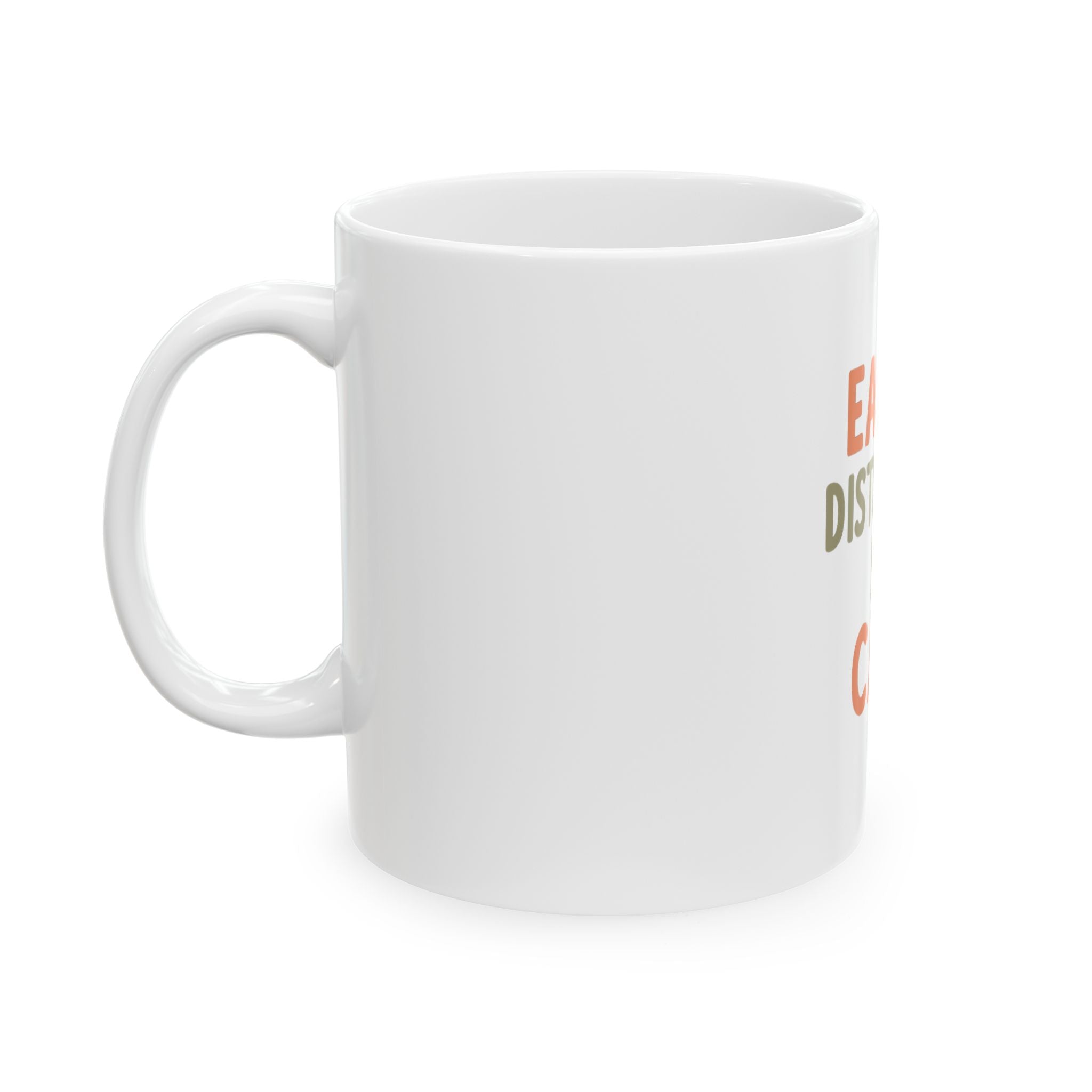 Easily Distracted by Cats Ceramic Mug