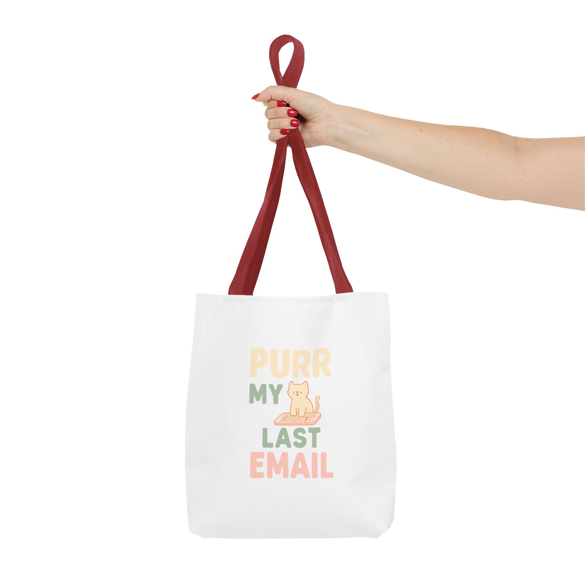 Purr My Last Email Tote Bag