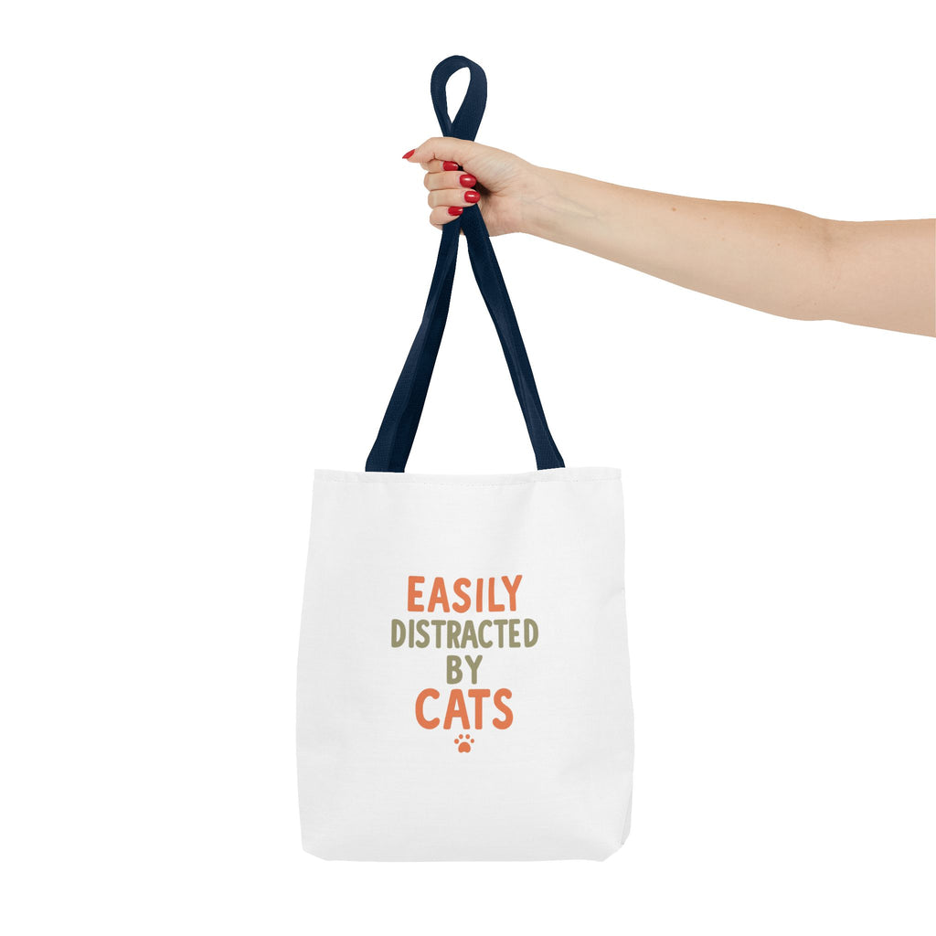 Easily Distracted by Cats Tote Bag