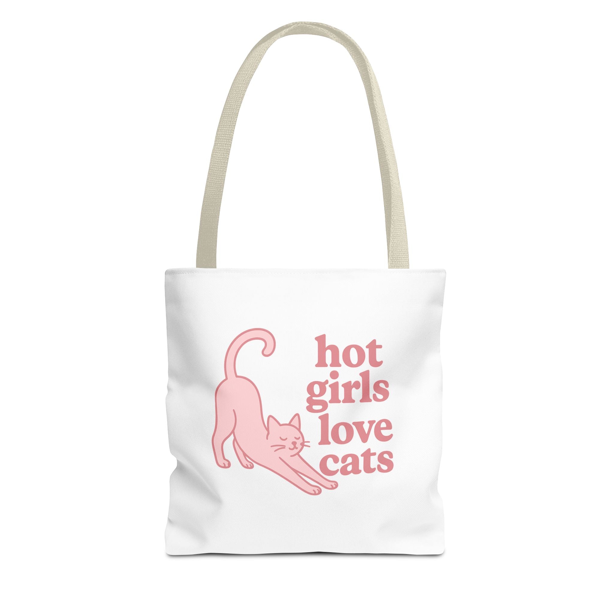 Hot Girls Love Cats Tote Bag