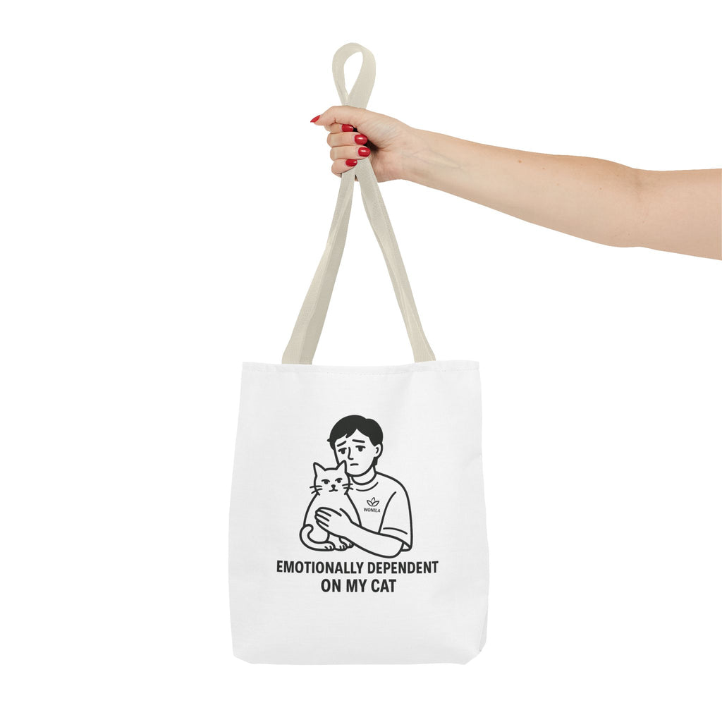 Emotionally Dependent on My Cat Tote Bag