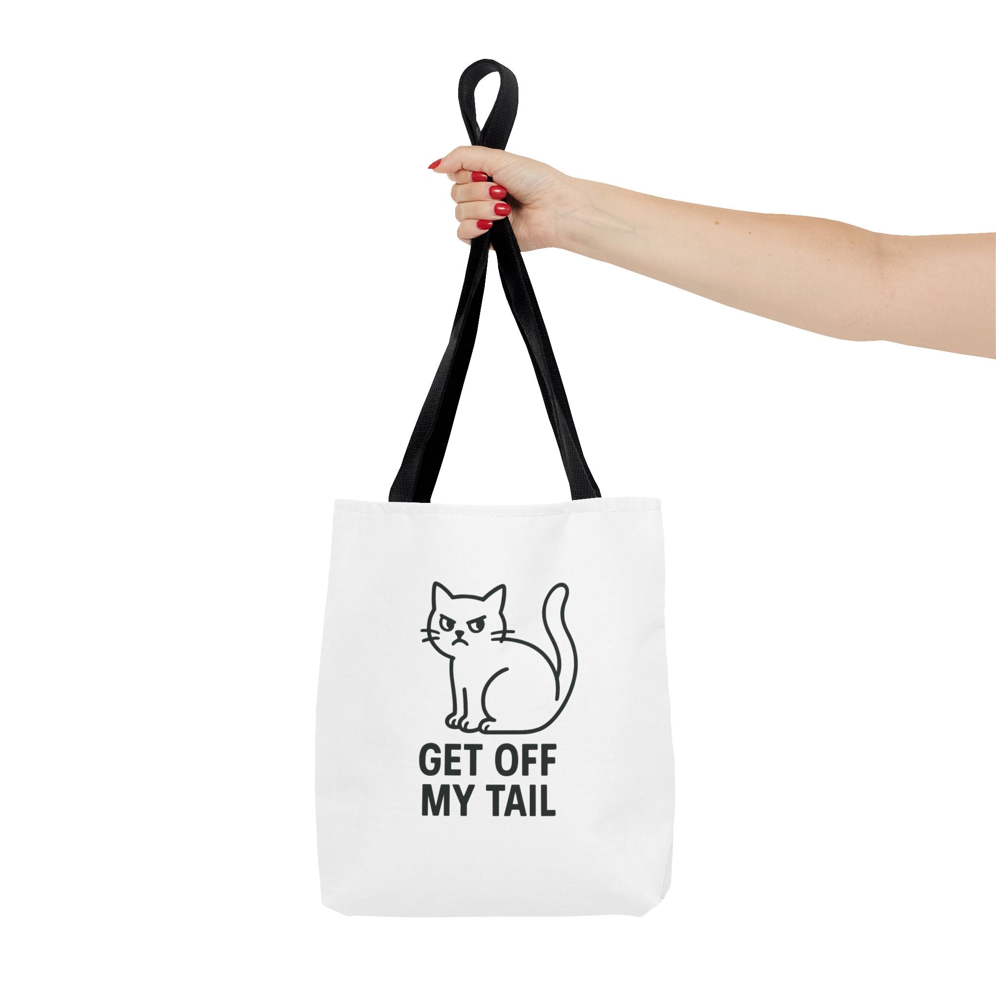Get Off My Tail Cat Tote Bag