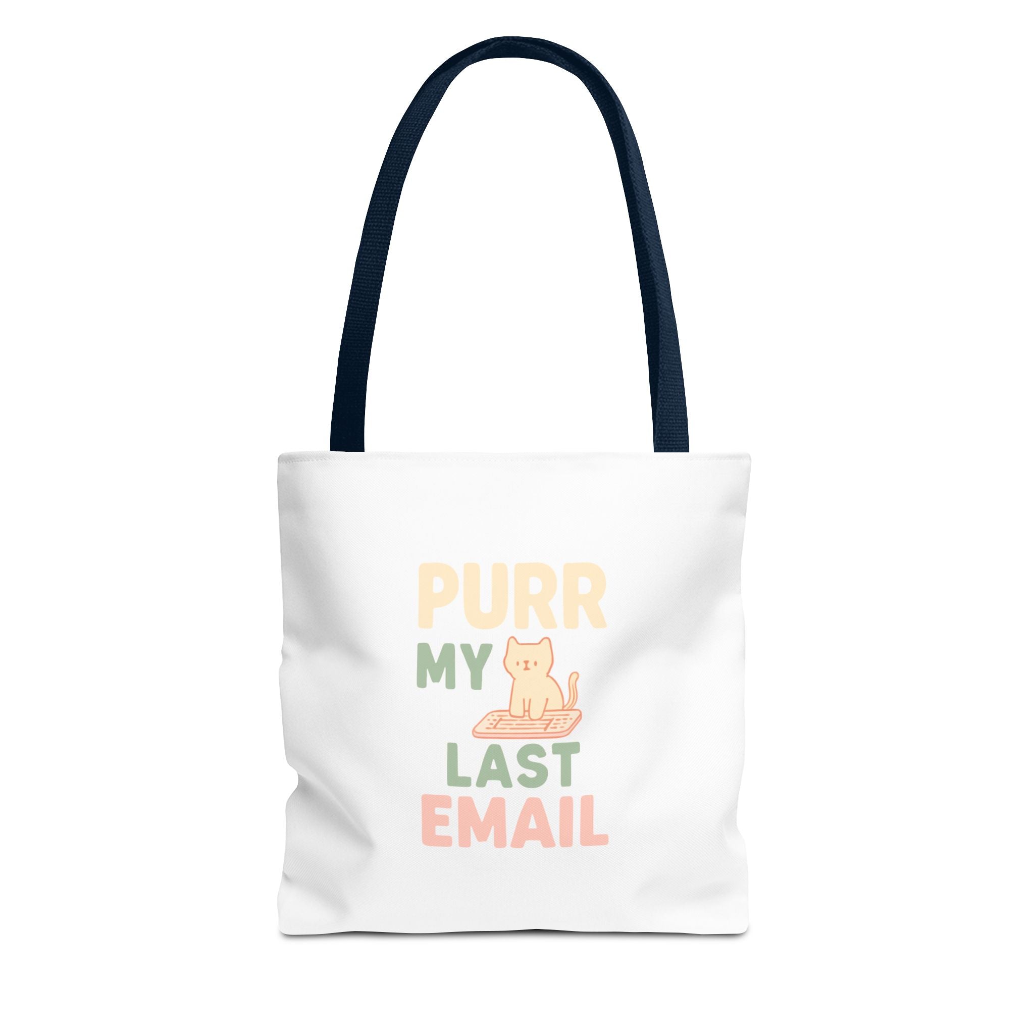 Purr My Last Email Tote Bag