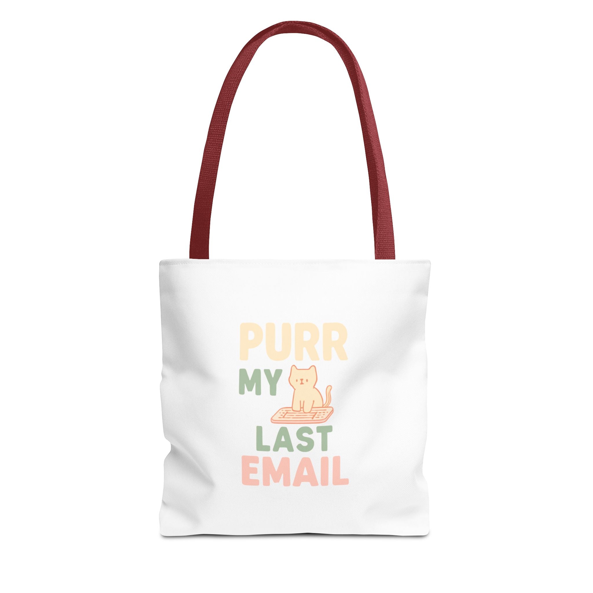Purr My Last Email Tote Bag