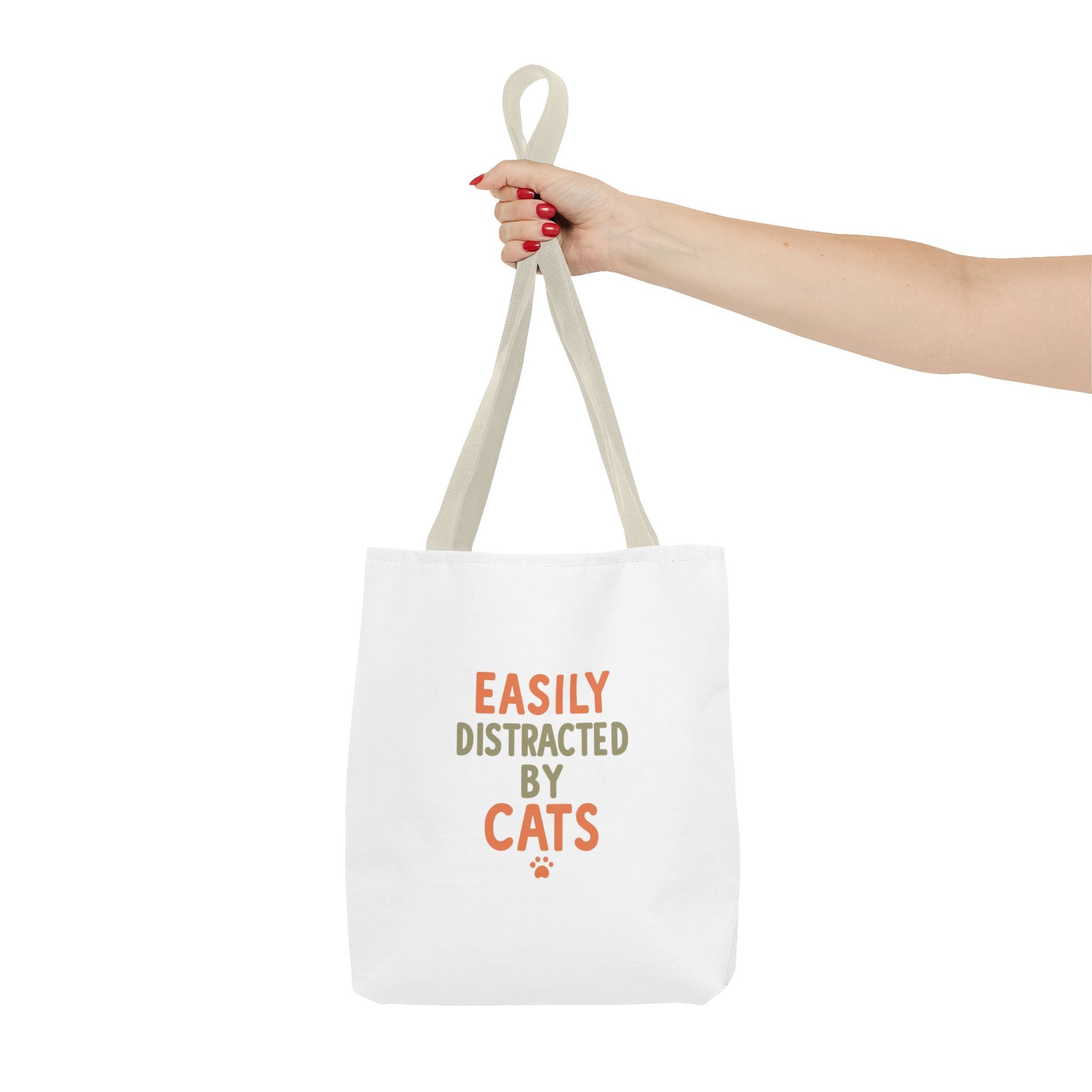 Easily Distracted by Cats Tote Bag