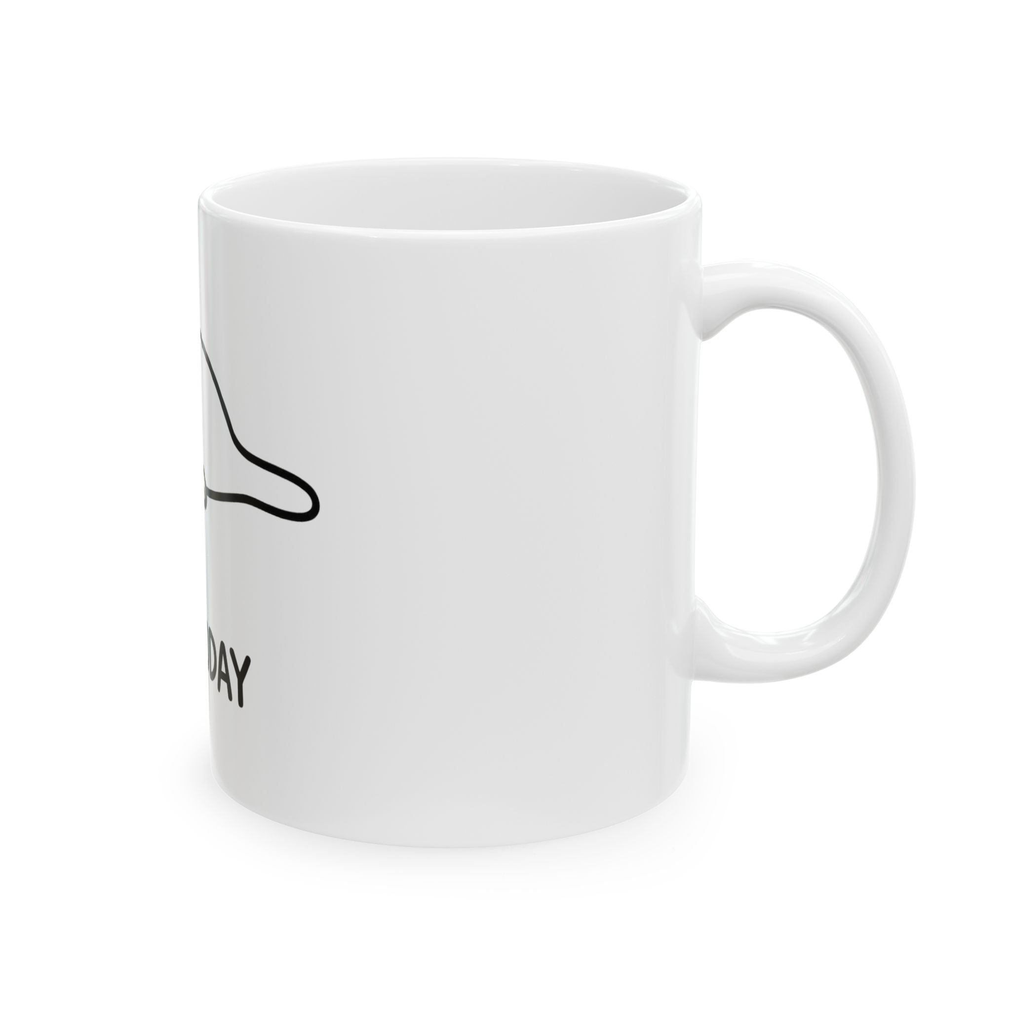 Lazy Cat Ceramic Mug