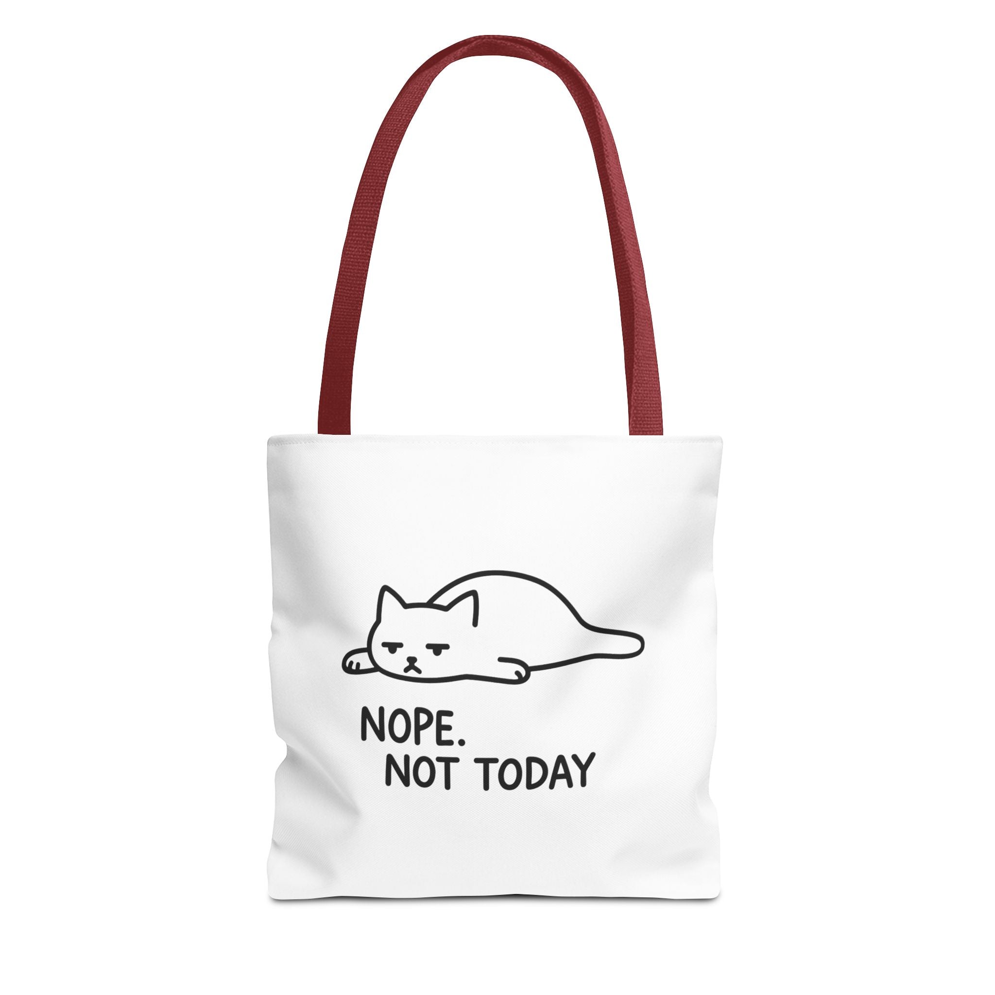 Nope, Not Today Cat Tote Bag