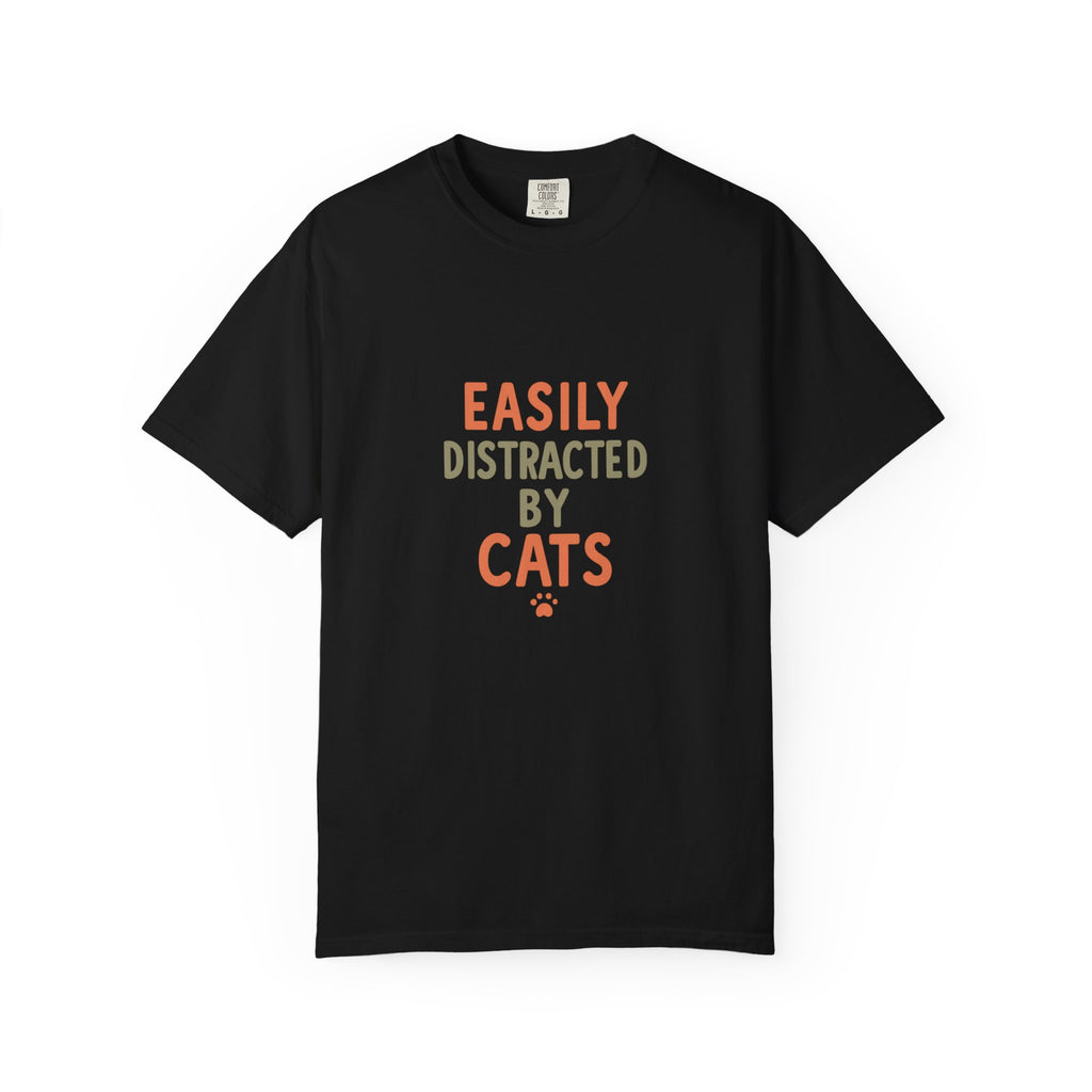 Easily Distracted by Cats T-Shirt