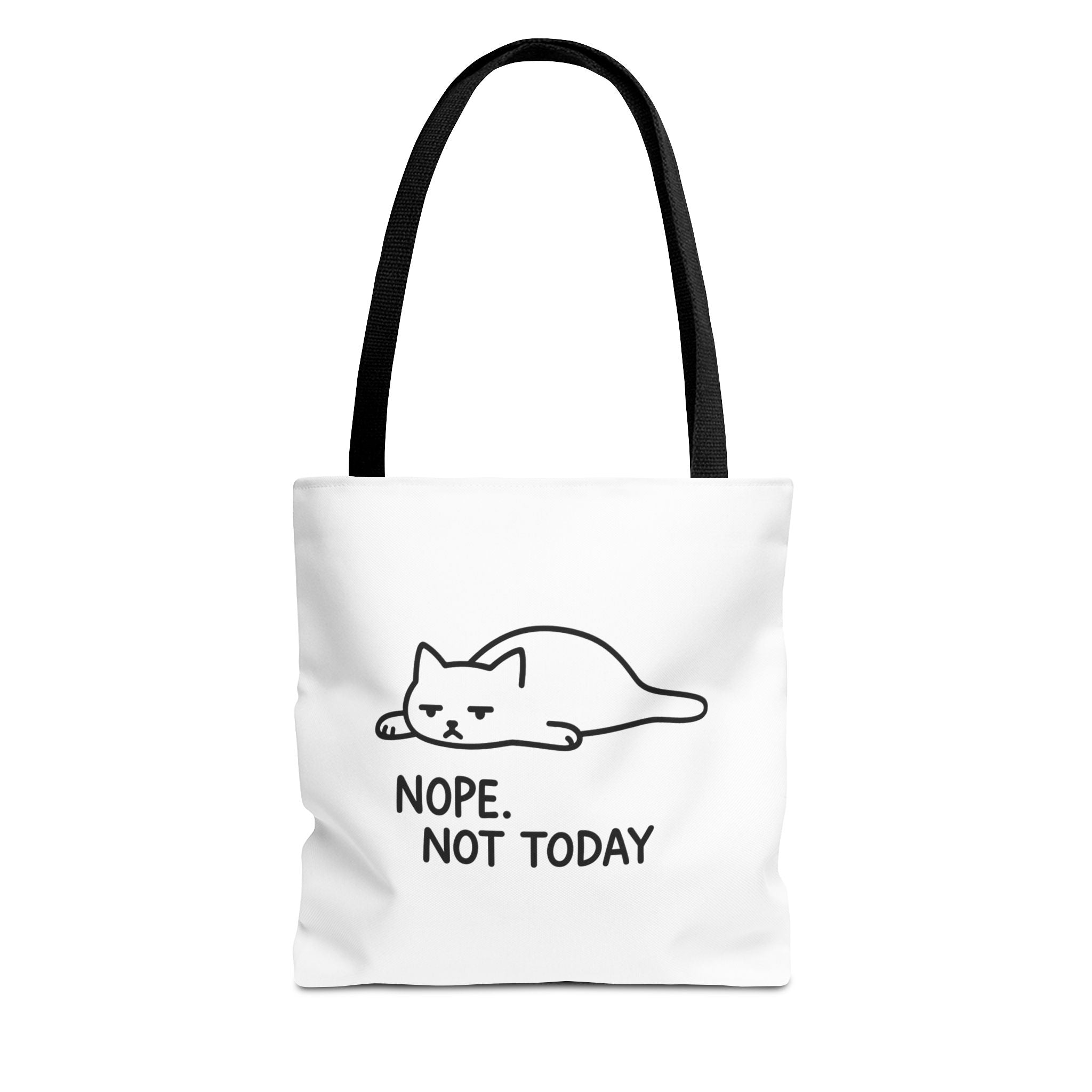 Nope, Not Today Cat Tote Bag
