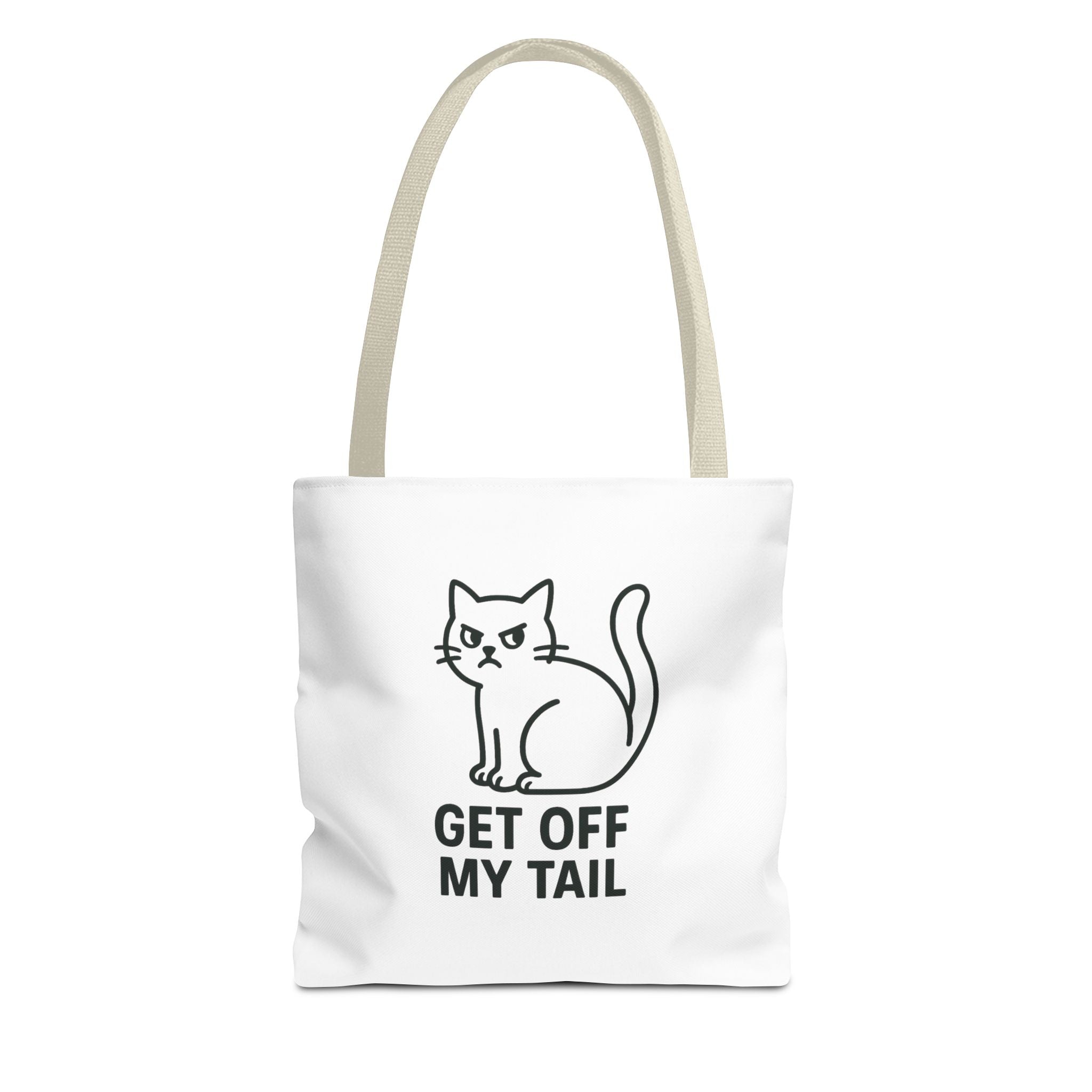 Get Off My Tail Cat Tote Bag