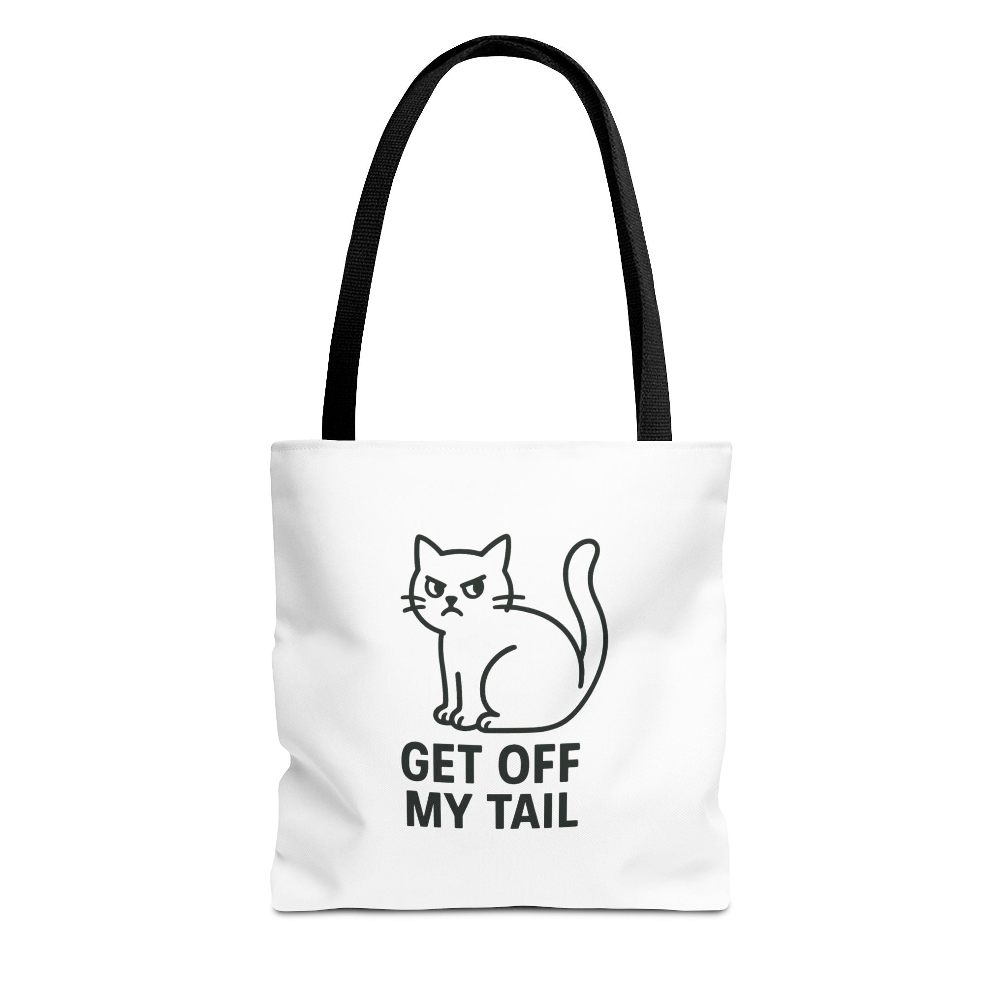 Get Off My Tail Cat Tote Bag