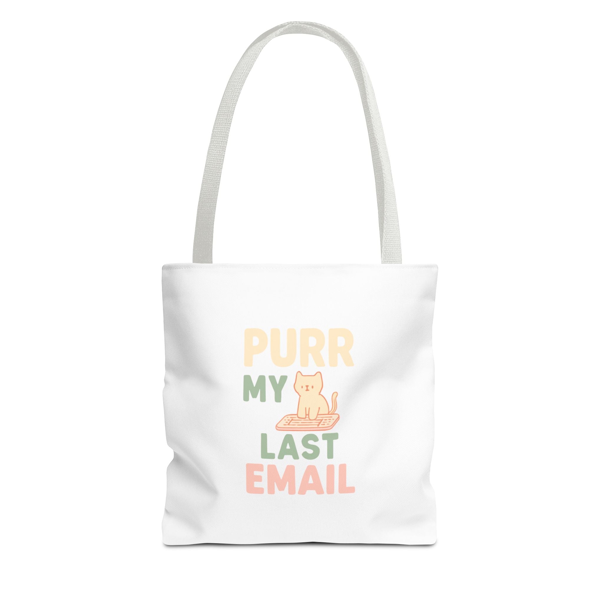 Purr My Last Email Tote Bag