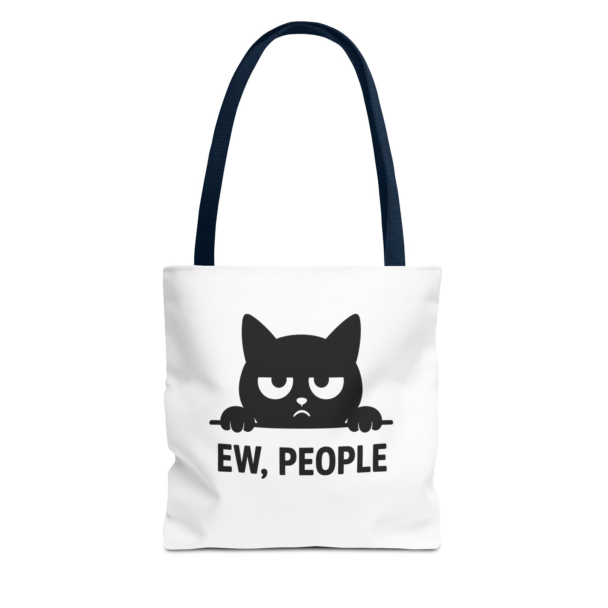 Funny Cat Tote Bag - Ew, People