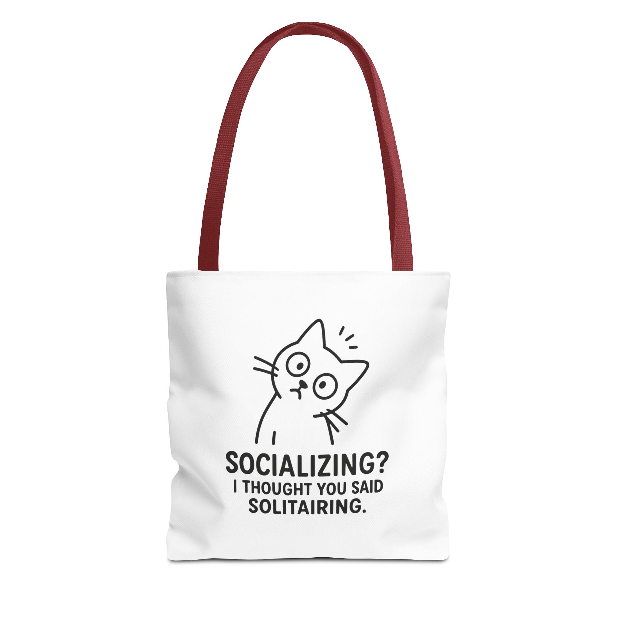 Funny Cat Tote Bag - Socializing