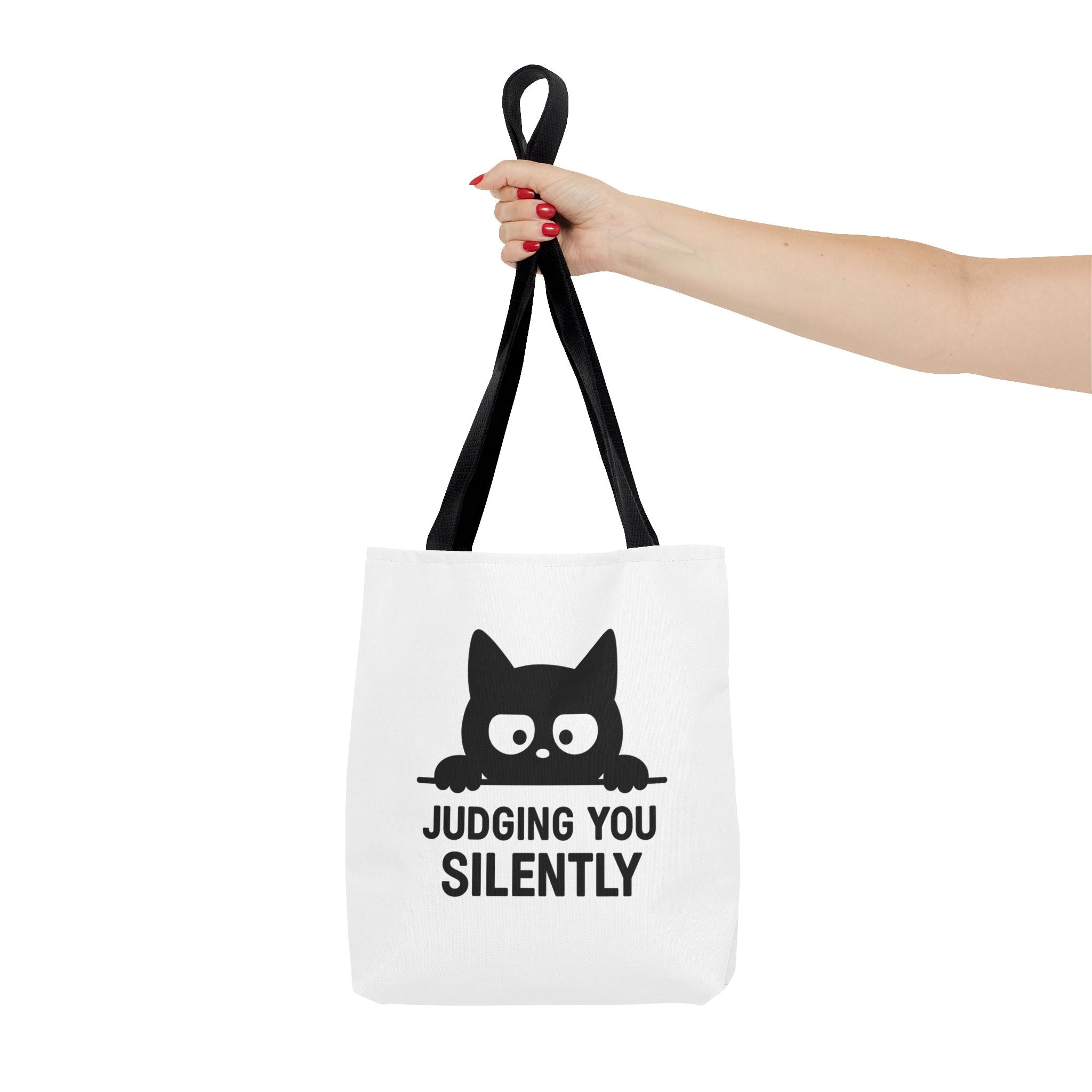 Cute Cat Judging You Silently Tote Bag