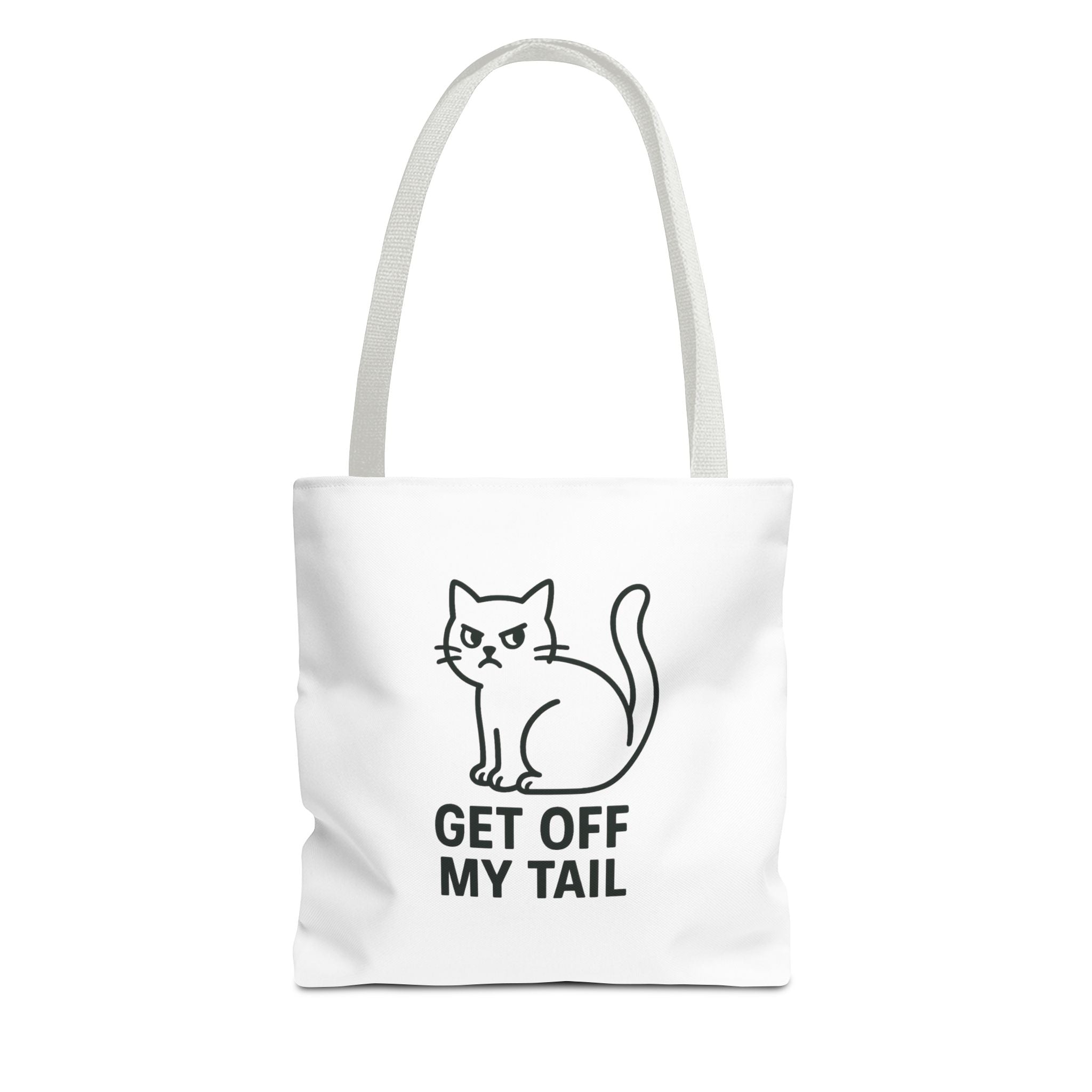 Get Off My Tail Cat Tote Bag