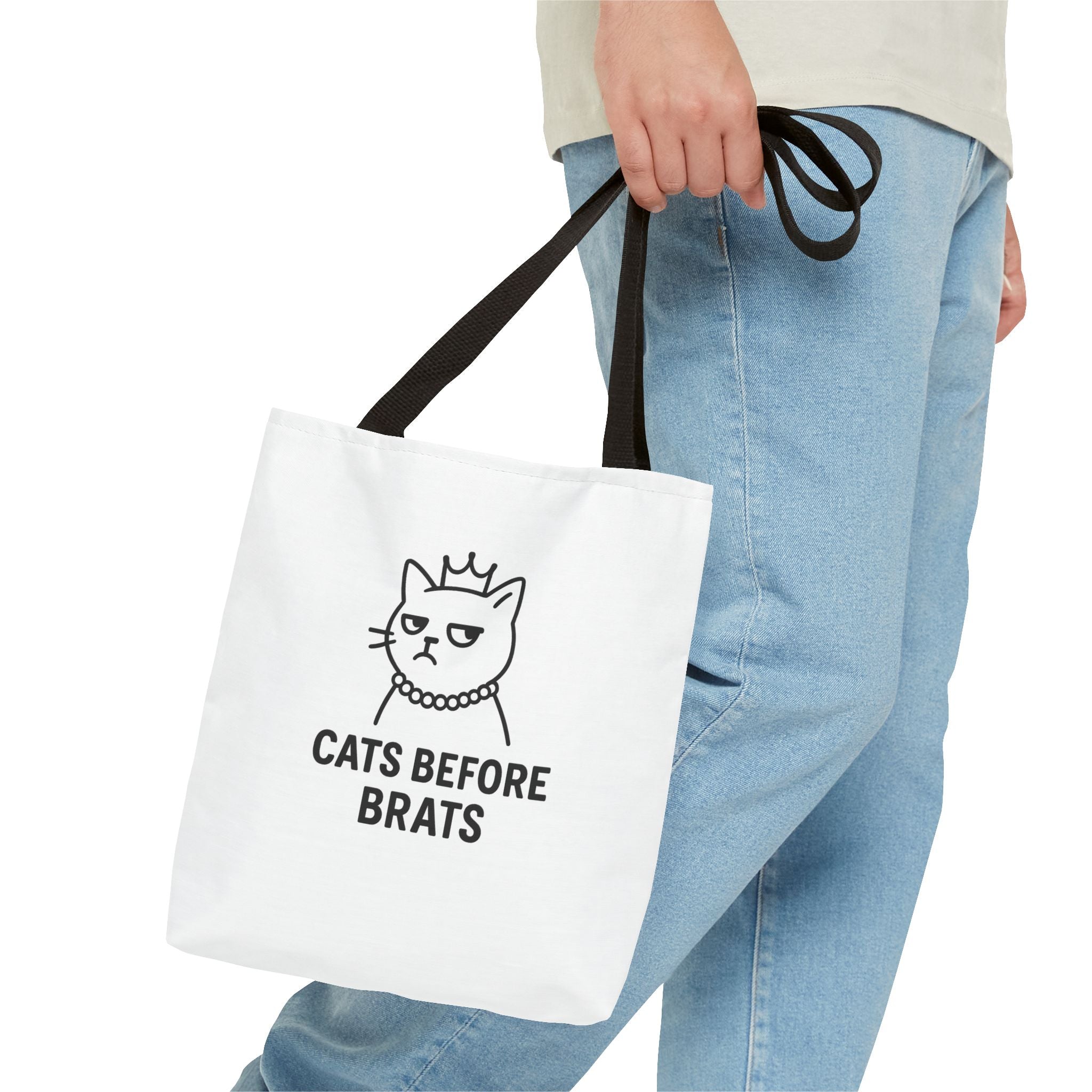 Cats Before Brats Tote Bag