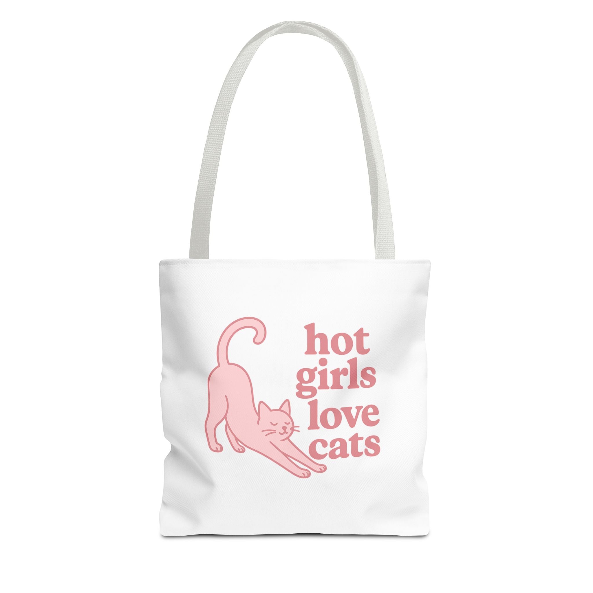 Hot Girls Love Cats Tote Bag