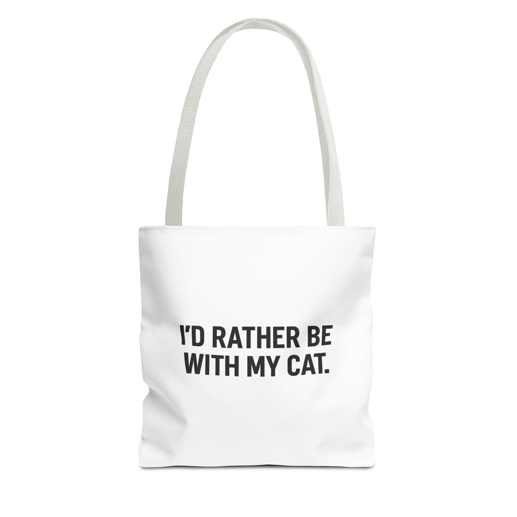 I'd Rather Be With My Cat Tote Bag