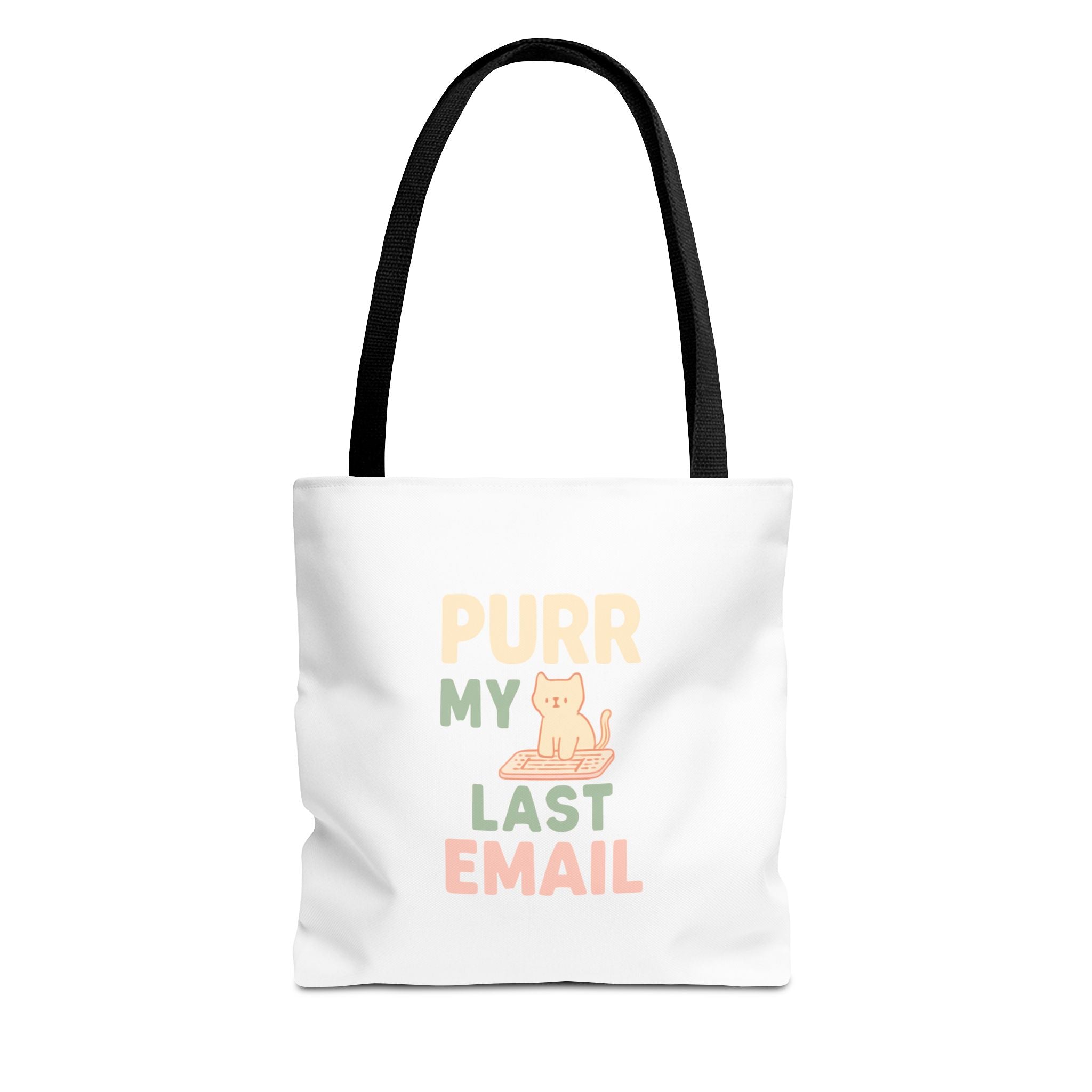 Purr My Last Email Tote Bag