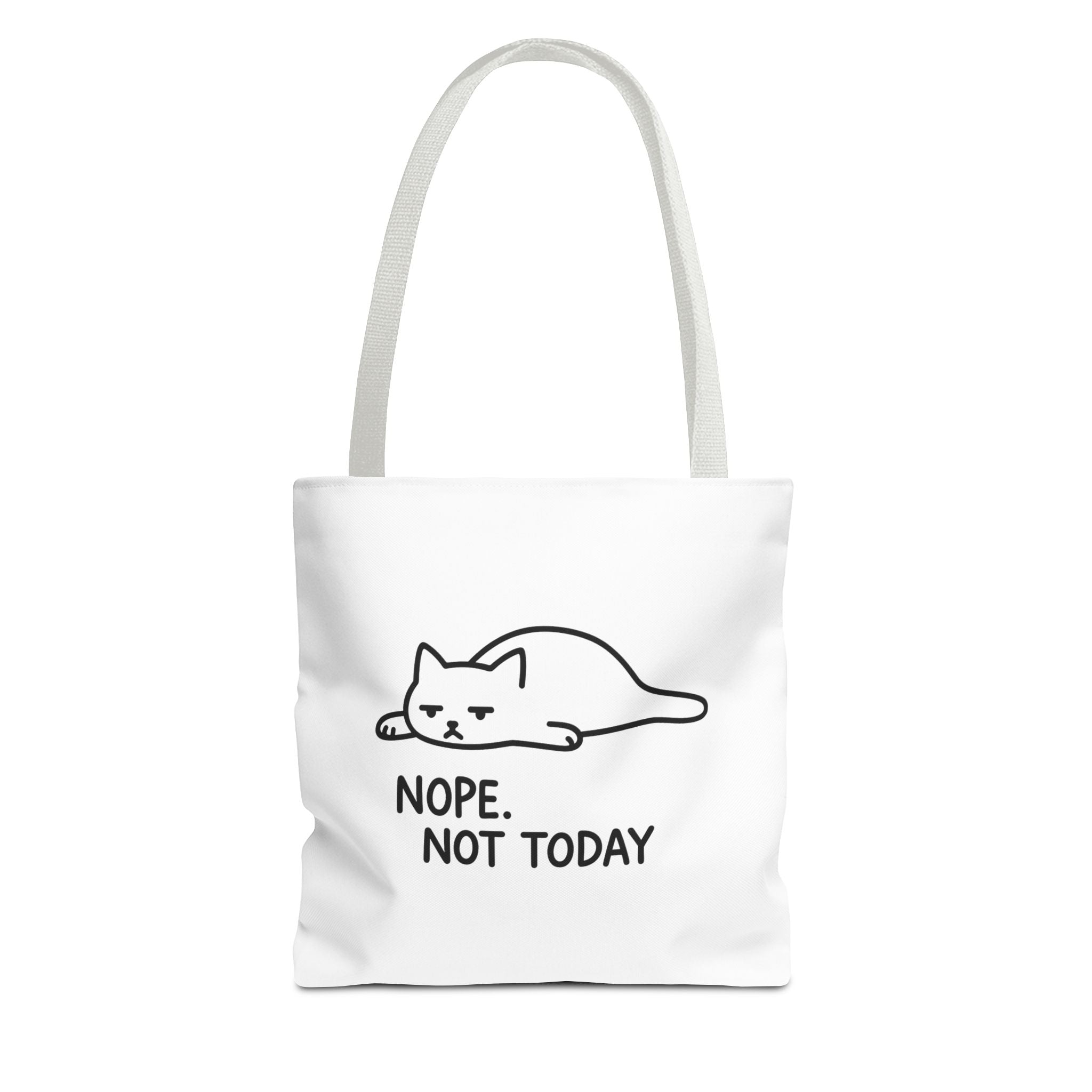 Nope, Not Today Cat Tote Bag