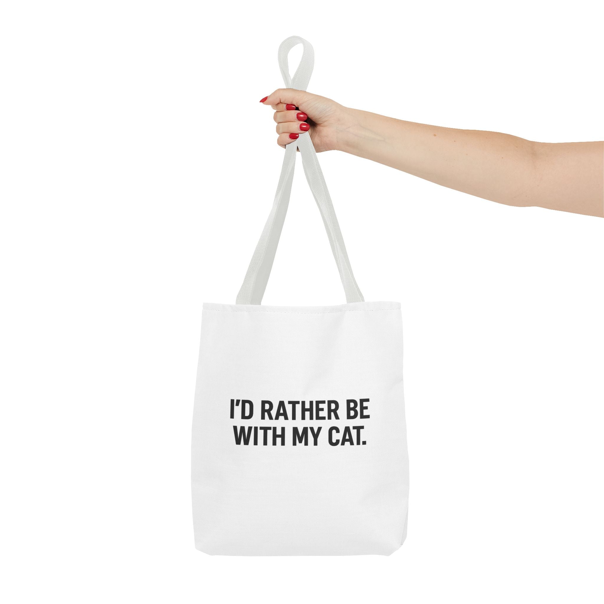 I'd Rather Be With My Cat Tote Bag
