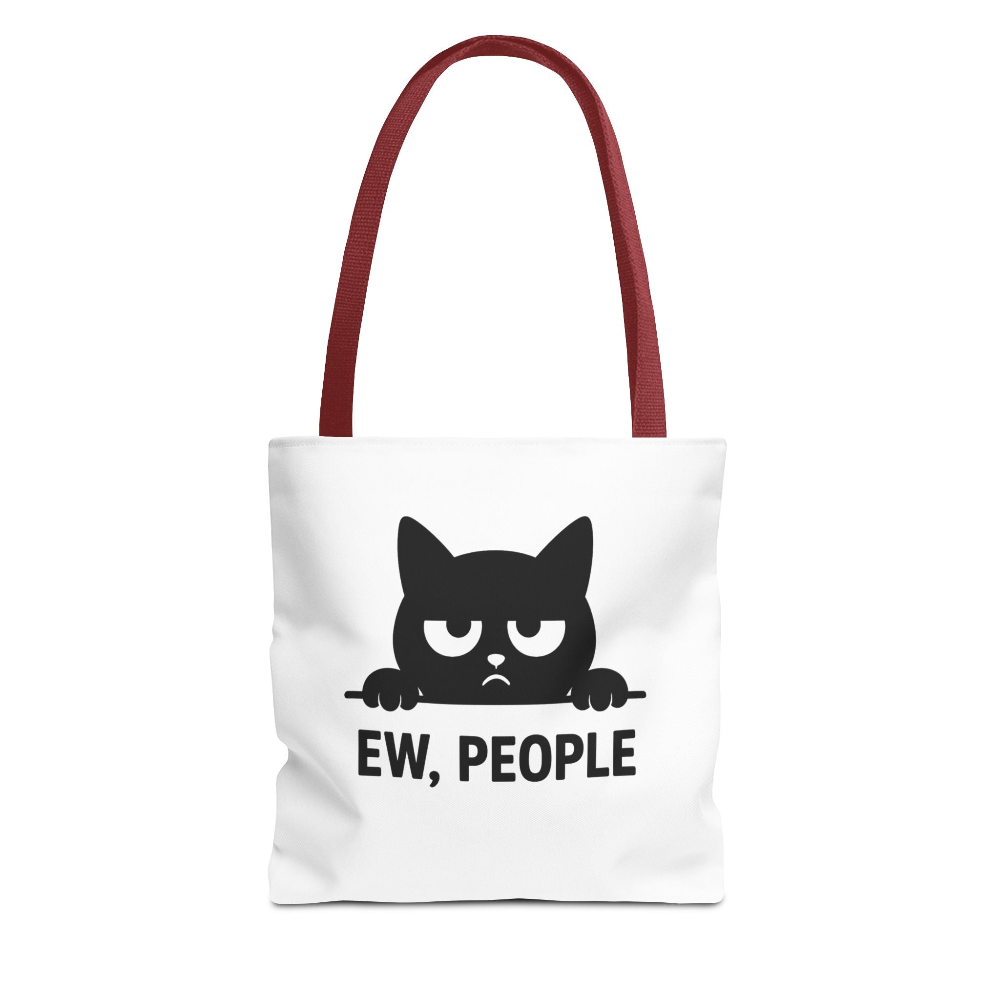 Funny Cat Tote Bag - Ew, People