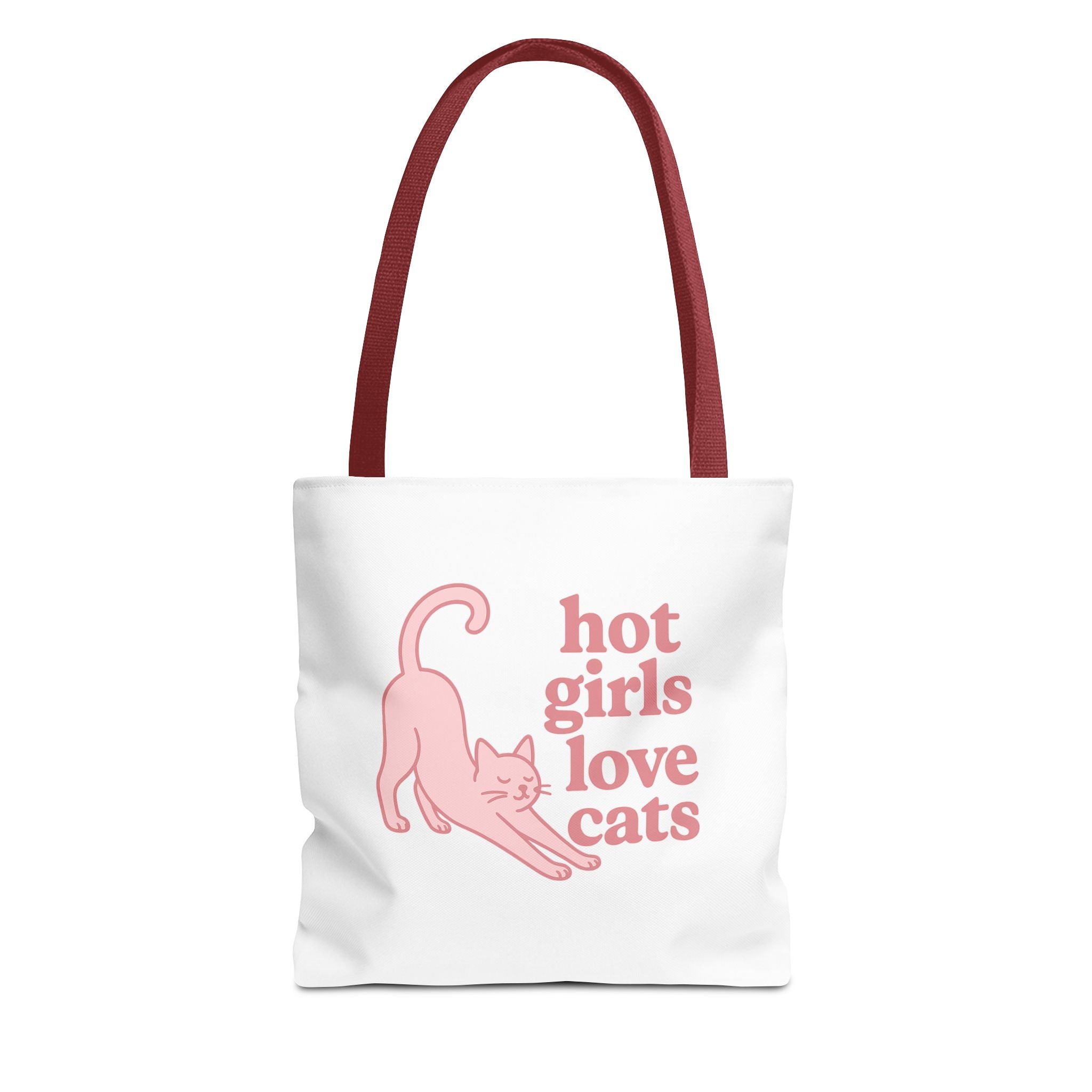 Hot Girls Love Cats Tote Bag