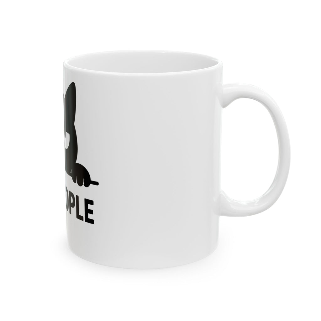 Funny Cat Mug - "Ew, People!"