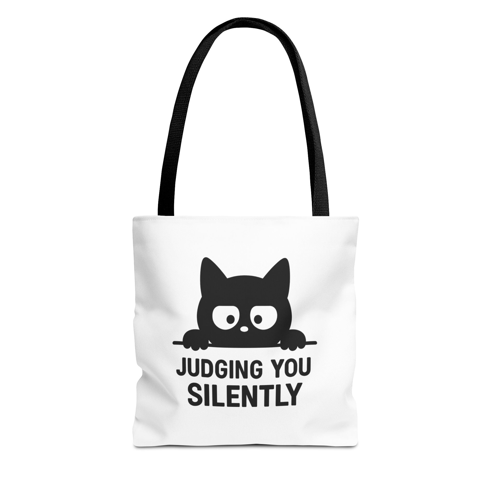 Cute Cat Judging You Silently Tote Bag