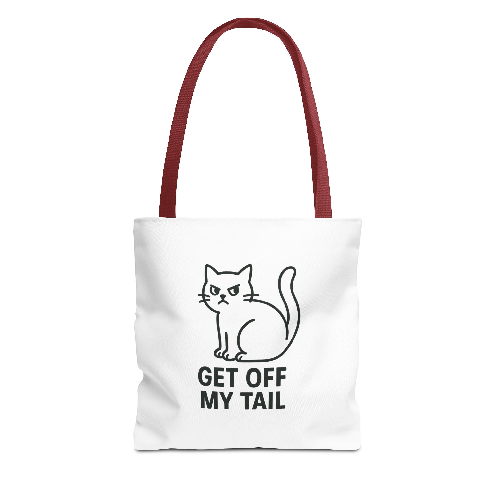 Get Off My Tail Cat Tote Bag