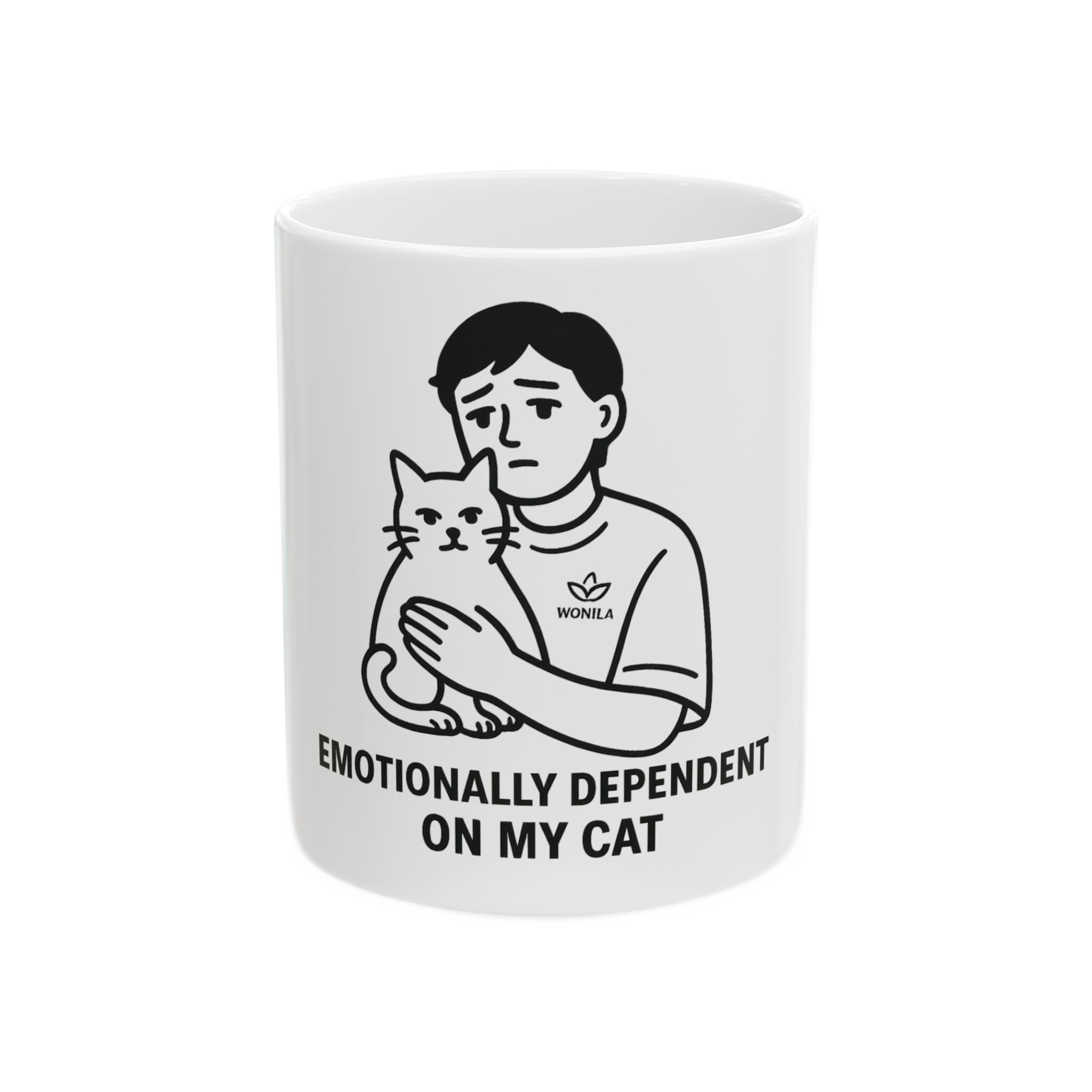 Emotional Cat Dependency Mug