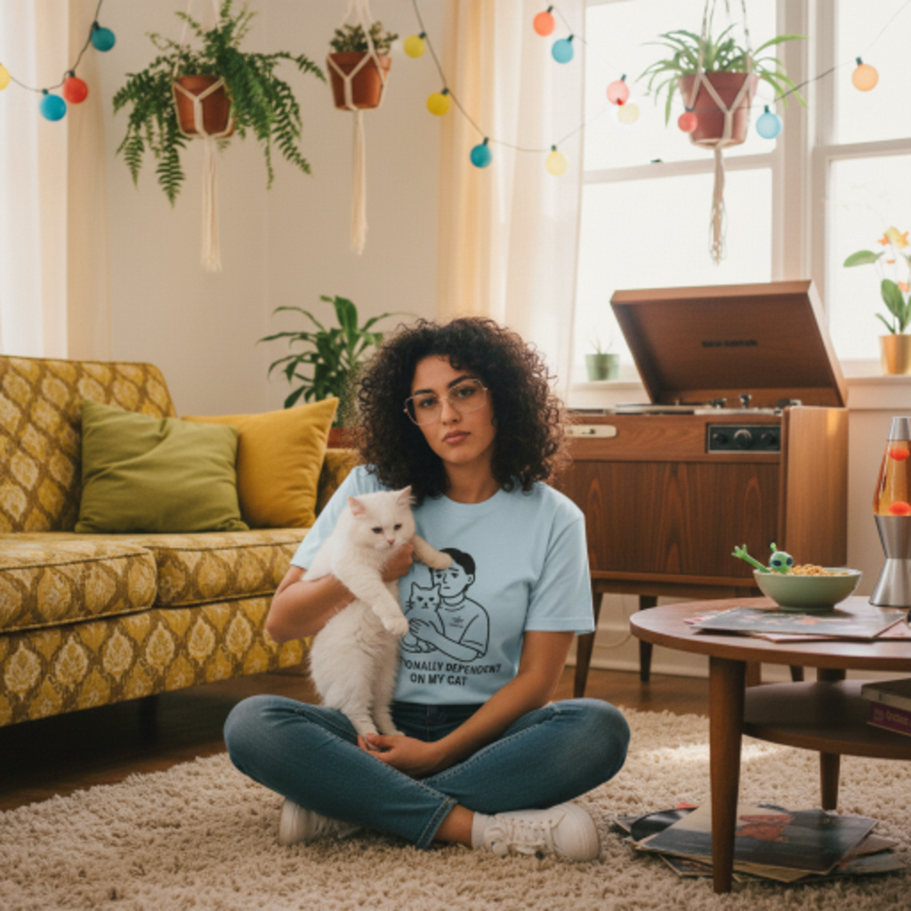 Emotionally Dependent on My Cat T-shirt