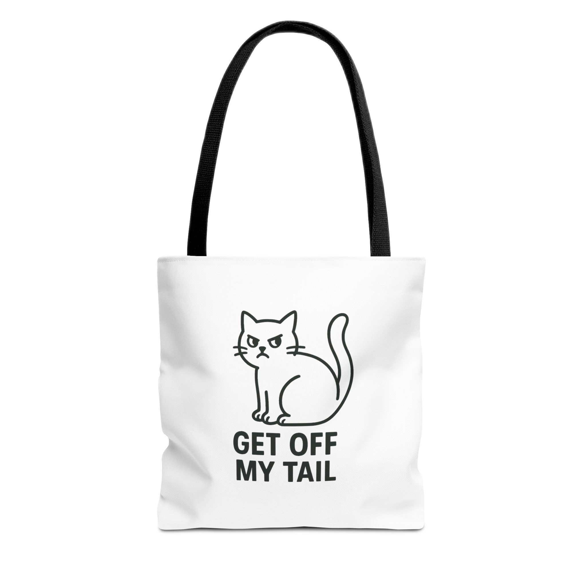 Get Off My Tail Cat Tote Bag