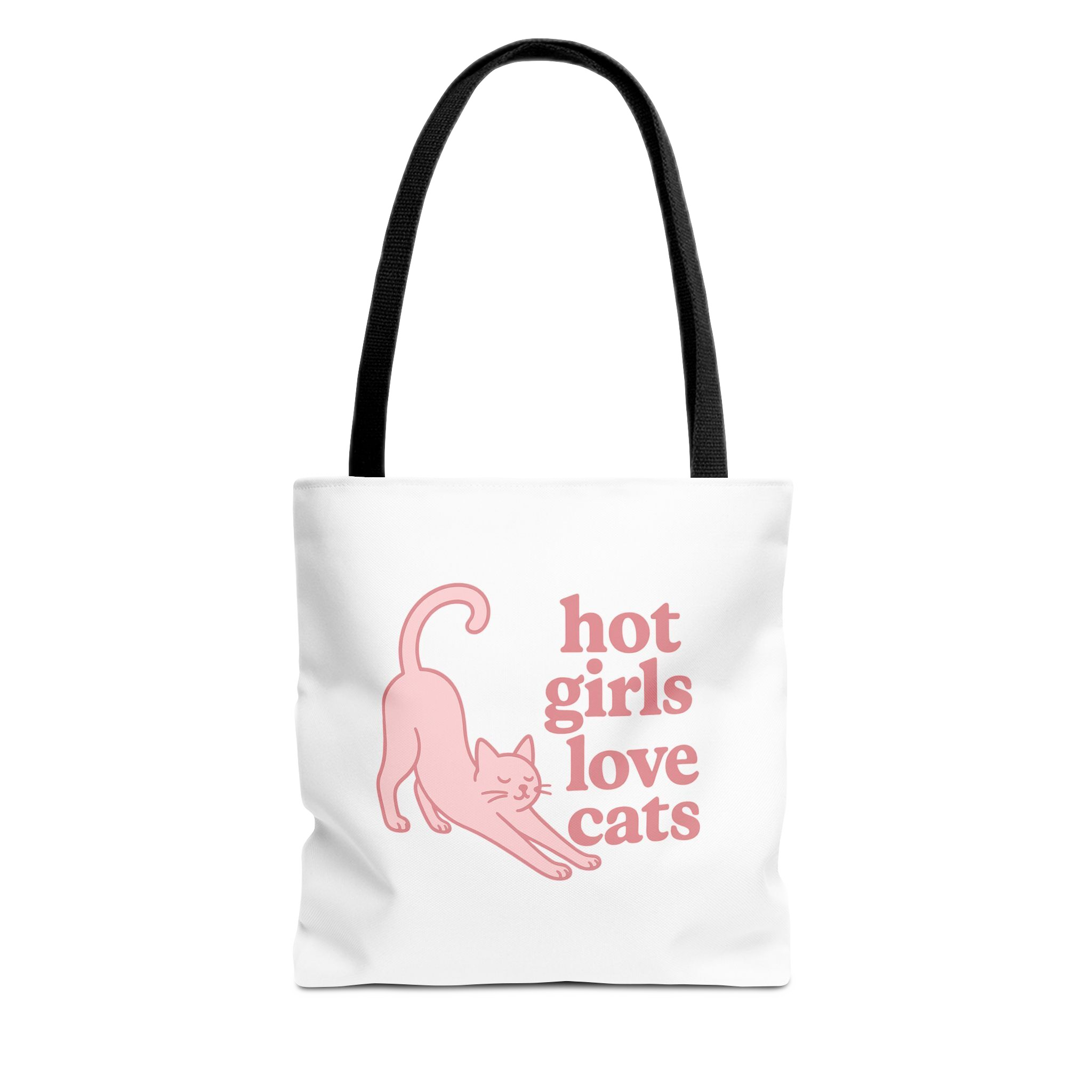 Hot Girls Love Cats Tote Bag