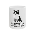 Cute Introverted Cat Mug