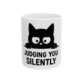Funny Black Cat Ceramic Mug