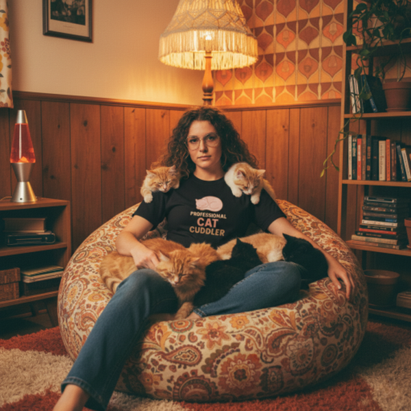 Professional Cat Cuddler T-Shirt