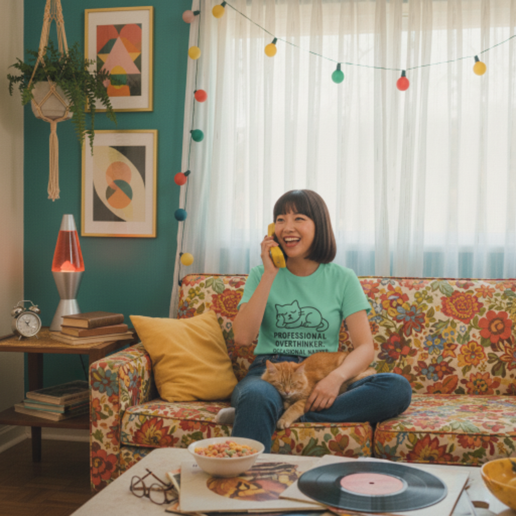 Professional Overthinker Cat T-shirt