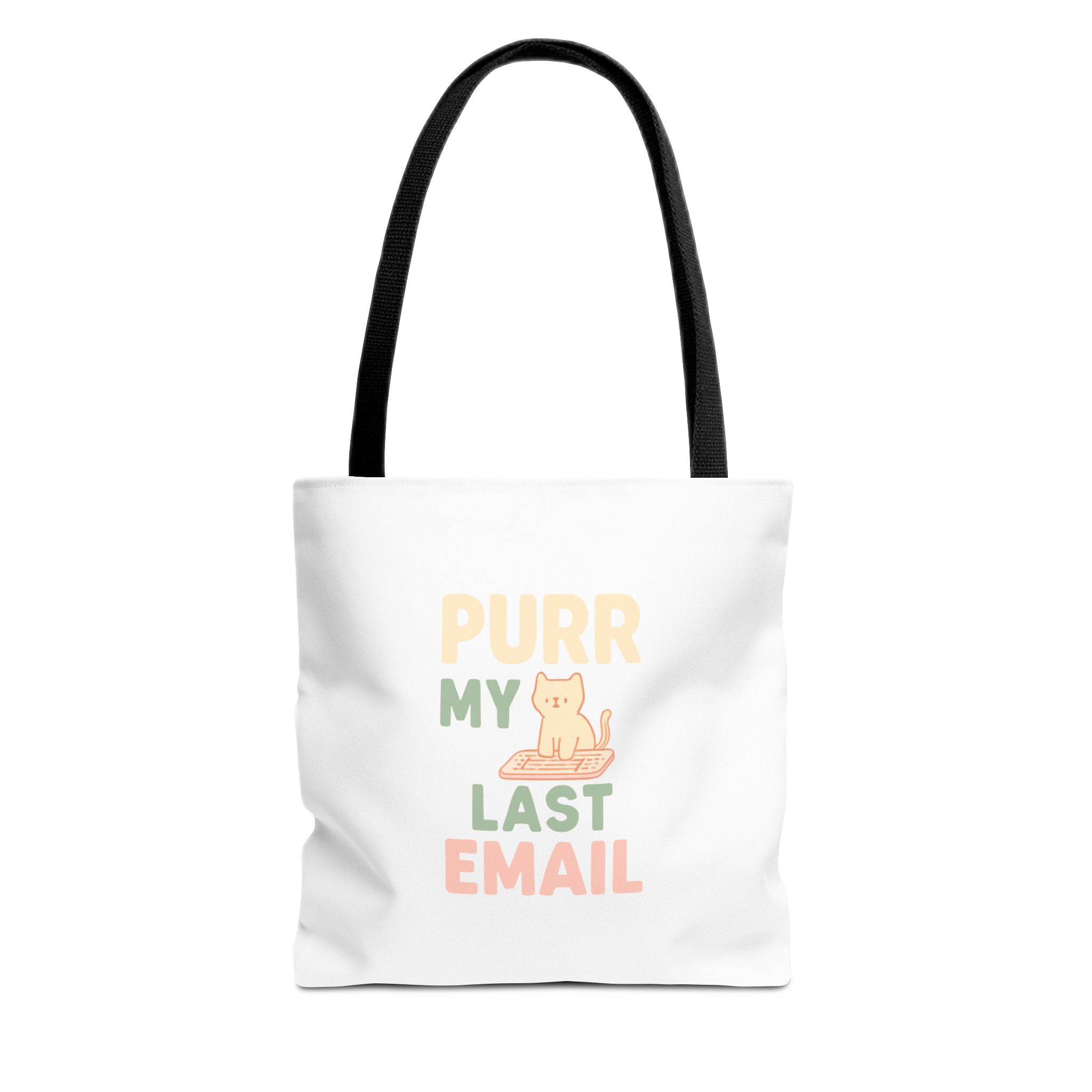 Purr My Last Email Tote Bag