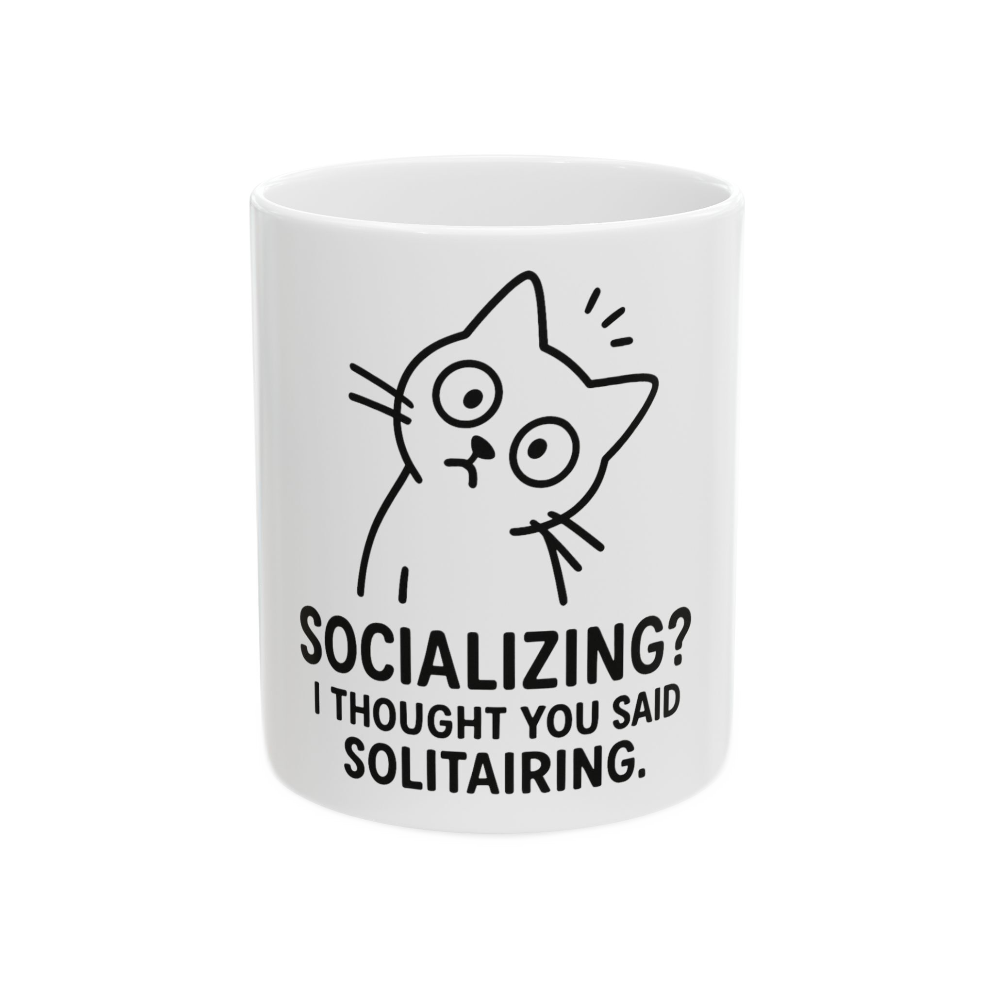Socializing Cat Mug